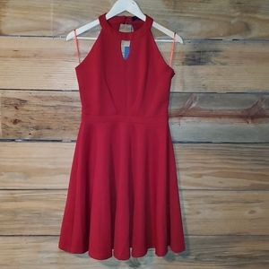 InsNova dress, red party, night out, skater size M
